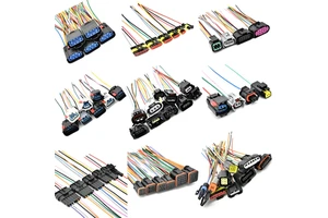 High Quality Wiring Harnesses Automotive Automobile Auto Wire Harness Socket Custom-made Waterproof Wiring Harness Connector