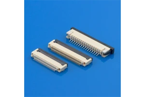 Soulin Dual-Sided 0.5mm Pitch FPC (Flat Flex) Connectors 4-60 Pin SMT Back Lock for 4 6 8 20 24 30 40 50 60 Pin Connections
