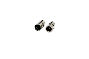 Nickel Plated Female DC Connector 5.5X2.1MM DC Power Jack
