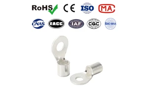 RV Ring Crimp Terminals Connectors Brass Automotive Cable Cold Pressed Insulated Terminal Blocks PHOENIX cable luge