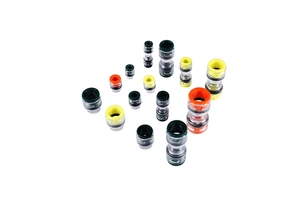 Direct Burial 16mm Clear Body Microduct Connector Straight Reinforced Connectors for Fiber Optic Equipment Straight Coupler