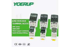 UKK 80A -500A 690V Unipola Power Distribution Block Terminal Block Wire Electrical Connector Junction Din Rail Distribution Box