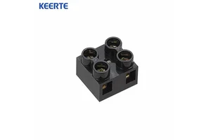 KEERTE Hot Selling 10A 500V X5-1002 2-Way Insulated Fixed Terminal Blocks Screw Distribution Made of Durable Copper