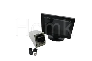Fiber connector microscope end face detector
