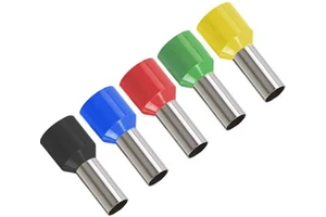 Nylon Crimp 4AWG Gauge Bootlace Ferrule Connectors Cable End Terminal Insulated Ferrule Copper Tube Terminals