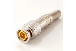 High Quality CCTV Antenna RG59 coaxial Cable 50 ohm BNC RF Coaxial Plug Male Crimp Connector Made of Zinc Alloy
