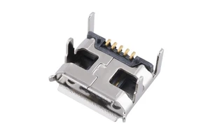 Supply Micro USB Type B 5P Female Copper Connector 1A Rated