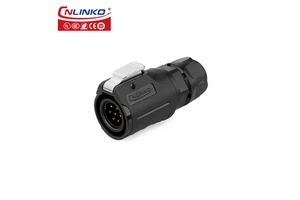 Cnlinko LP16 Series Power Electric Ip68 Waterproof Connector 2 3 4 5 7 8 9 Pin Aviation Connectors