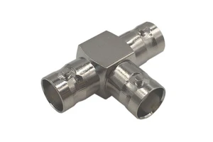 BNC Tee Splitter Connector, BNC 3 Way Splitter Adapter