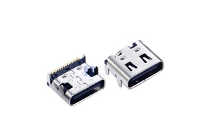 High Quality Fast Charging Type c Connector Copper PIN Type c Female 16pin Type c USB Connector Supported 5A High Current