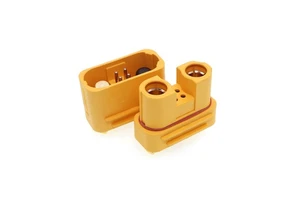 Amass AS150U Plug Gold Plated Female Male Banana Connector Anti-spark with Signal Pin Lipo Battery Waterproof Socket
