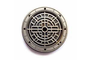 Customized Size Sand Casting Iron Round Sewer Manhole Covers