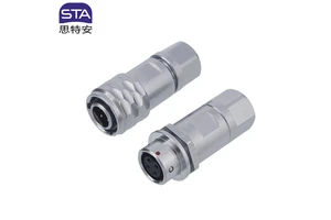 SF8 Quick-Insertion Metal Aviation Plug IP67 Waterproof Connector 2 3 4 5 6 8 Pin Power Solder Docking Wire Aerospace Microwave