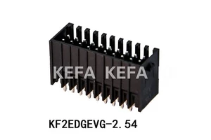 KF2EDGEVG-2.54 PCB Screw Terminal Blocks Spliceable Diagonal Wiring