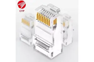 High Quality Superlink/OEM Brand PVC Material RJ45 Cat6 Ethernet Connector UTP Modular Plug for Network Cable OEM Available