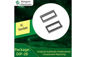 24Pin DIP IC Socket Connector Through-Hole Integrated Circuit Socket for PCB Board