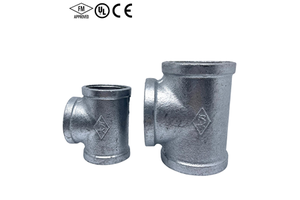 GI Pipe Fittings Galvanized Malleable Iron Threaded Elbow Tee Cross Union Socket Nipple Plumbing Applications