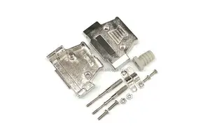 Fast Delivery D-SUB Connectors 25Pin 44Pin Metal Hood case DB25 HDB44 Metal Hood