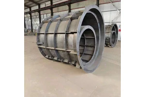 Heavy Duty Steel Manhole Mold - Custom Circular Concrete Culvert Pipe Molds for Infrastructure with Precision Fitting
