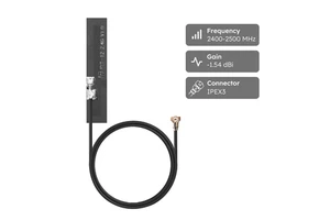 Omnidirectional High Gain Adhesive Thin Miniature 2.4GHz Embedded Patch Microstrip Coaxial Low Profile Wireless FPC Antenna