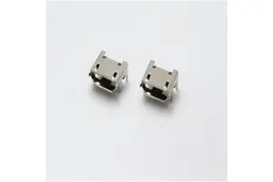 Micro USB Port Connector 5Pin Type B SMT with Flange Micro Usb Female Connector