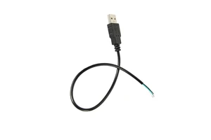 4-Core USB Flip Male Connector 28AWG 0.3M USB Charging & Data Cable