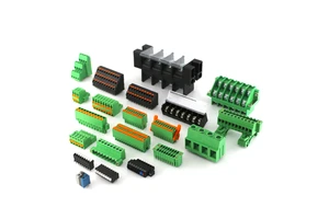 Spring Terminal Block Wire Connectors Brass Pcb Terminal Screw 2/4/7/15 Pole 3.5mm 3.81mm 5.0mm 5.08mm