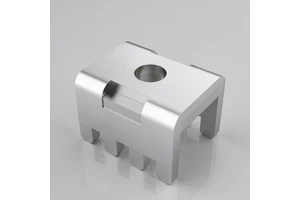 PCB Welding Terminal Thickness 2.0mm 16x20x14mm Brass Welding Terminal Pcb Wire Connector M6 Screw 8Pin PCB Soldering Terminals