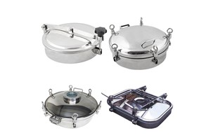 Factory Direct Stainless Steel Manway Manufacturer tank Hatch Sanitary Round Manhole Covers Price