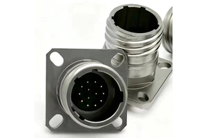D38999/20NB35PN Coaxial Flange Connector Female - D38999/21NB35PN High Frequency