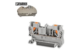 PT 2.5 Phoenix Din Rail Feed Through Push In Wire Connectors Terminal Blocks