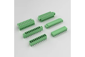 HC15EDGKM-3.81-6P-V Huacan Tianlu Plug-in Terminal Block with Screw 3.81mm Pitch