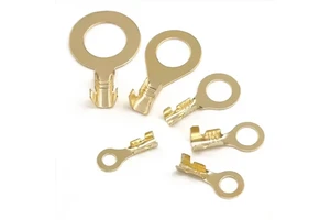 150PCS Non-Insulated Tin Plated Copper SC Lug Terminals M3-M10 Electrical Crimp Connector Kit