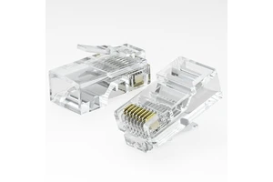RJ45 Connector CAT5 UTP Modular Plug Ethernet Cable End Crystal Head OEM ODM Custom Network Connectors