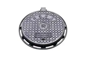 Wholesale Inventory Heavy Duty Ductile Iron Manhole Cover Precision Casting for Municipal Roads