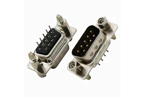 UL94V-0 Certified D-Sub Connectors VGA Dsub Connector with Screw Location 9 15 25 37 Pin D Type Post