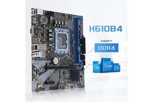 Intel H610B4 Micro ATX Motherboard Support LGA 1700 12th 13th 14th Gen Core I3 I5 I7 Processors DDR4 MAX 64GB SATA3.0 M.2 NVME