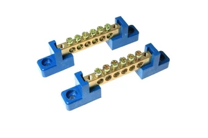 High-Quality Custom Size Brass Electrical Terminal Blocks & Power Distribution Connectors
