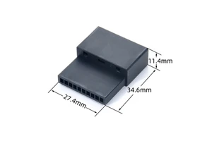 CNLEY 10Pin Multi-function Steering Wheel Cruise Control Switch 10P Plug Male/Female Adapter Automotive Wire Harness Connector