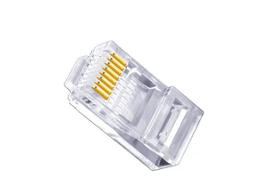 RJ45 Cat5e Ethernet Connector 8P8C Network Modular Plug for UTP LAN Cable Router Switch Connector 1000pcs Pack