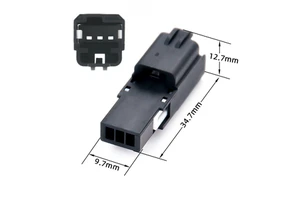 Automotive Electronic Connector Adapter Male/Female Brass Contact Harness Wire Connections