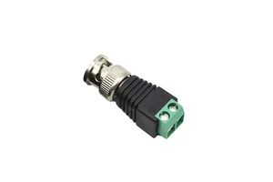 BNC Male Connector Green Solder-Free BNC Positive Negative Terminal BNC Male Female Connector for Connector Accessories