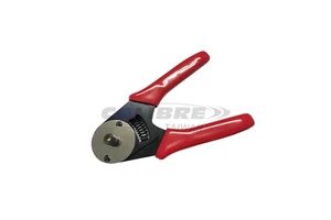 TAIWAN CALIBRE AWG 20-26 Closed-Barrel D-Sub Contacts Terminals Crimper Carbon Steel Black Oxide Finish Plastic Handle Front