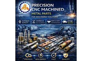 Precision Wire EDM Stainless Steel Energy Storage Battery Connector Parts Custom CNC Machined Aluminum Components