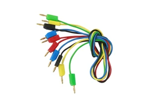 Color Small Banana Plug Test Lead Cable 2 Mm Banana Plug Connector With Wire