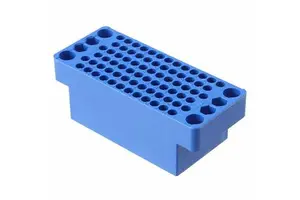 201310-3 CONN 75POS BLUE PNL MNT Backplane Connector Housings