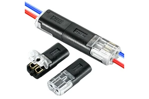 Hentet New UTJ11-D2 Terminal Dual-wire Interconnection 300V 10A Power Wire 2P Connector