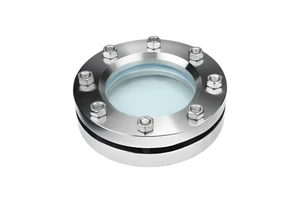 Industrial Stainless Steel Full View Glass Manhole Tank Manway with Transparent Viewing Window SS 304 316