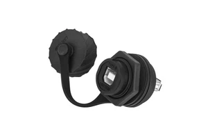Lshitech Circular IP67 Waterproof Type-B Aviation Connector Straight Through Female Chassis Connector