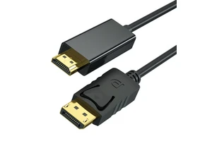 Brand New OEM DP to HDTV Adapter Cable 4K 30Hz Audio Video Sync for PC Laptop TV Projector